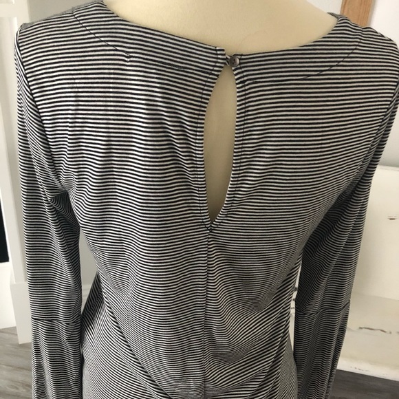 Lucky Brand bell sleeve stripe top NWT - Picture 3 of 4